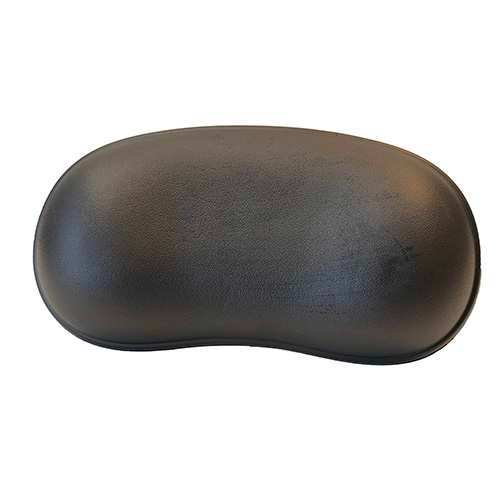 BLACK ERGONOMIC BEAN SHAPE PILLOW W/ PINS