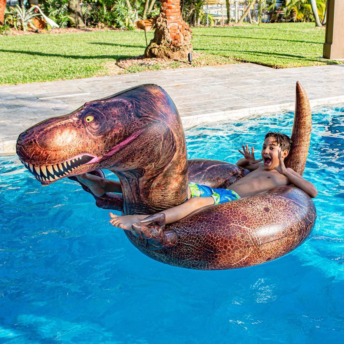 T-REX DINOSAUR POOL TUBE 48